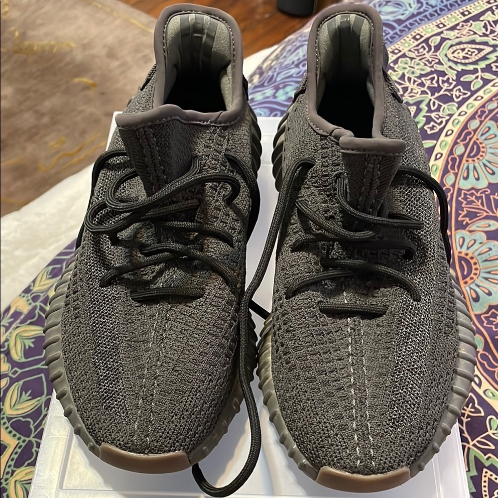 Adidas Yeezy Boost Gray and Black Sneakers